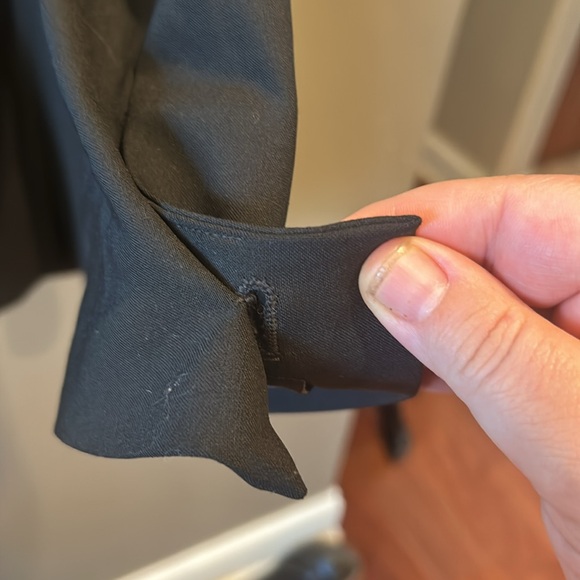 THEORY WOOL BLAZER BLACK SIZE 10 - Picture 6 of 6